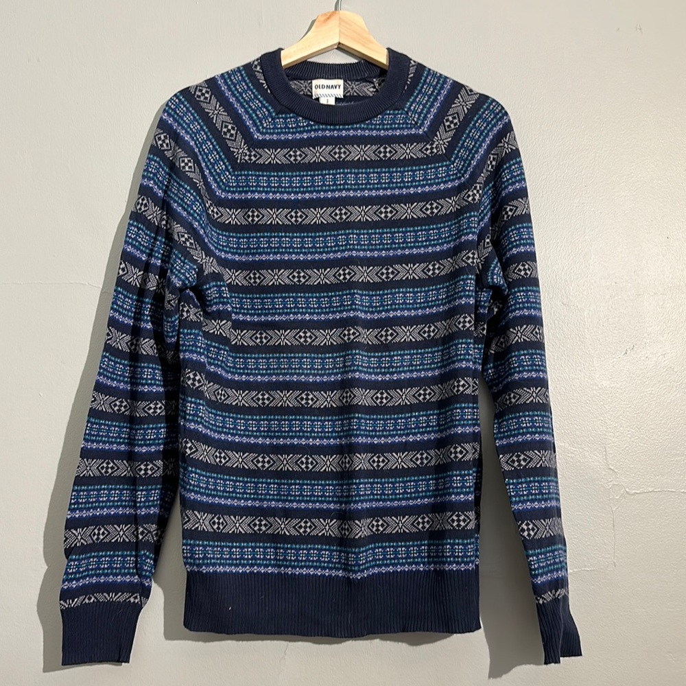 Old Navy Fair Isle Sweater (Men’s S)